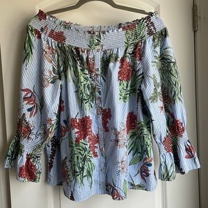 Tommy Hilfiger off the shoulder Ladies Vintage Top